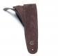 T8SU   Sangle de guitare et de basse en cuir su�d� marron fonc�