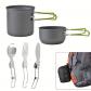Batterie De Cuisine Pliante En Aluminium Pour Camping 1 � 2 Personnes Neuf