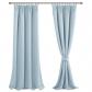 Rideaux Occultants Galon Fronceur pour Rail Lot de 2 Rideau Isolant Thermique...