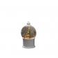 Boule � neige de No�l avec minuteur, d�corations rotatives, alimentation USB ...
