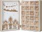 BRUBAKER   CALENDRIER DE L'AVENT EN BOIS 24 TIROIRS A REMPLIR   DECORATION NO�L
