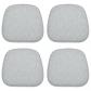 Lot de 4 Coussins antid�rapants pour chaise, coussin de si�ge lavable pour ch...