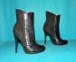 Stiefletten Luxus FREE LANCE Schwarzes Leder Gr��e 35 Mais 36 Fr