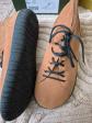 Bottines femme Loints of Holland cuir nubuck beige taille 37 neuves excellent �tat