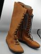 Bottes en cuir femme neuves Camel Loints of Holland taille 36 d'origine excellent �tat