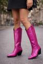 Bottes de cowboy femme neuves cuir bottes hautes vintage excellent �tat taille inconnue