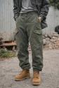 Pantalon cargo militaire vintage kaki Paul Boyer ann�es 80 workwear excellent �tat
