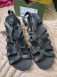 Sandales Loints of Holland cuir nubuck beige taille 40 neuves excellent �tat originales