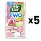 LOT DE5  TIC TAC TWO sans sucre duo fraise citron vert 5 x 38,5 g