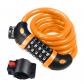 Antivol Velo, 120 cm-12 mm, Niveau de S�curit� Tr�s �lev�, avec Code Num�riqu...