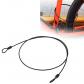 Corde de s�curit� circulaire pour v�lo en acier inoxydable, corde de s�curit�...