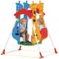 Balan�oire Enfant Double Si�ge Face � Face Acier Multicolore 30kg Girafe
