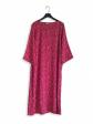 Robe Longue Fluide Rouge Motifs NEUVE AVEC �TIQUETTE Taille Unique (M XL)