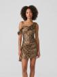 Robe mini Brulee dor�e   De La Vali