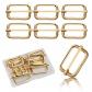 10 Boucles M�talliques Ajusteur de Ceinture Boucles R�glables Rectangulaires ...