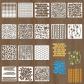 Lot de 16 pochoirs pour graffitis et pochoirs � pulv�riser et � peindre, poch...