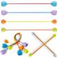 Lot de 4 bouchons aiguille en silicone  26 mm-6,512 mm  Protection des points...