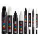 Lot de 8 stylos PC17 K, PC8 K, PC5 M, PC3 M Noir et blanc Taille moyenne � large