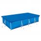 B�che de Protection pour Piscine Tubulaire Rectangulaire, Couverture De Pisci...