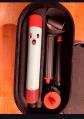 dyson airwrap id lisse   wavy , bleu ciel et orange