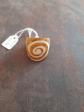 Bague Fantaisie style ethnique   Bague en Bois Beige  Brun Vernis � Motifs