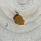 Pendentif carte �le de la R�union