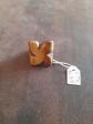 Bague Fantaisie style ethnique   Bague en Bois Brun Marron clair Vernis