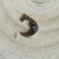 Charm Pendentif Lune avec Visage M�tal Argent�