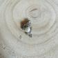 Pendentif dauphin avec perle et strass