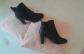 BOTTINES NOIRES jamais port�es   Pointure 41   Talons 7 cm.   ETAT NEUF
