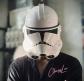 Casco Star Wars Maschera Bianca PVC Cosplay Costume Clone Storm Trooper Base