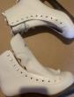 Jackson Glacier 120 Women s White Leather Figure Skates   Size 1 for young girls