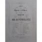 MOZART W. A. La fl�te enchant�e instrument de fl�te solo ca1865