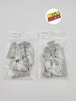 LEGO LOT 10 X RIGHT   10 X LEFT PLATE 2X4 W ANGLE L.B.G REF 41769   41770  NEUF