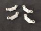 LEGO : 4x Plaque modifi� 1 x 4   R�f 4590 blanc   Set 6971 60228 6932 6898 60227