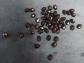 Lot de cinquante quatre perles ancienne jais