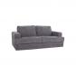 Canap� convertible express   3 places   IGOR   Tissu gauffr�   Gris souris