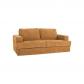Canap� convertible express   3 places   IGOR   Tissu gauffr�   Ocre   Matelas 15
