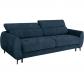 Canap� convertible express   3 places   SAFIA   Tissu gauffr�   Saphir   Matelas
