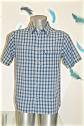 Blue Checked Short Sleeve Shirt THE NORTH FACE Size S-P