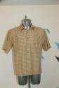 Yellow Checkered Short Sleeve Shirt The North Face Size M