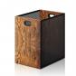 Poubelle en bois  16,8 l  Grande poubelle de bureau  Avec design r�tro  Pour ...