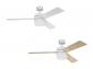 Ventilateur de plafond avec LED et t�l�commande Alta Vista Blanc & Erable 122 cm