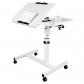 Table de Lit a Roulette, Bureau Debout R�glable en Hauteur 60~95cm, Table de ...