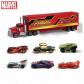 Avengers Truck Spiderman Pack 7 Vehicles Captain America IRON MAN HULK THOR