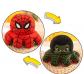 1 Reversible Hulk Plush Toy In Spiderman Doudou Avengers Collection