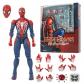 Figura Spiderman Articulada Piezas Intercambiables PVC Marvel