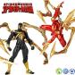 2 Iron Spiderman Figuren Gelenkig revoltech Gold 2 Statuetten 15cm