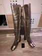 bottes cuir argent m�talis� MALIPARMI pointure 39 en boite valeur