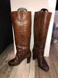 jolies bottes � talons en cuir cognac DEI MILLE dandy pointure 37 EXCELLENT ETAT
